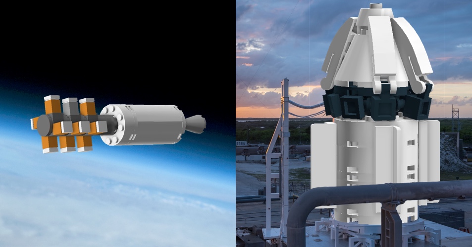 Lego SpaceX Payloads composite